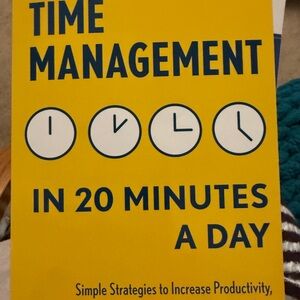 Time Management Book - Yellow Cover